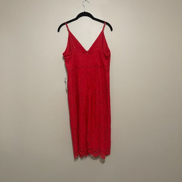 ASTR The Label Lace Red Dress Size Large - Picture 4 of 8